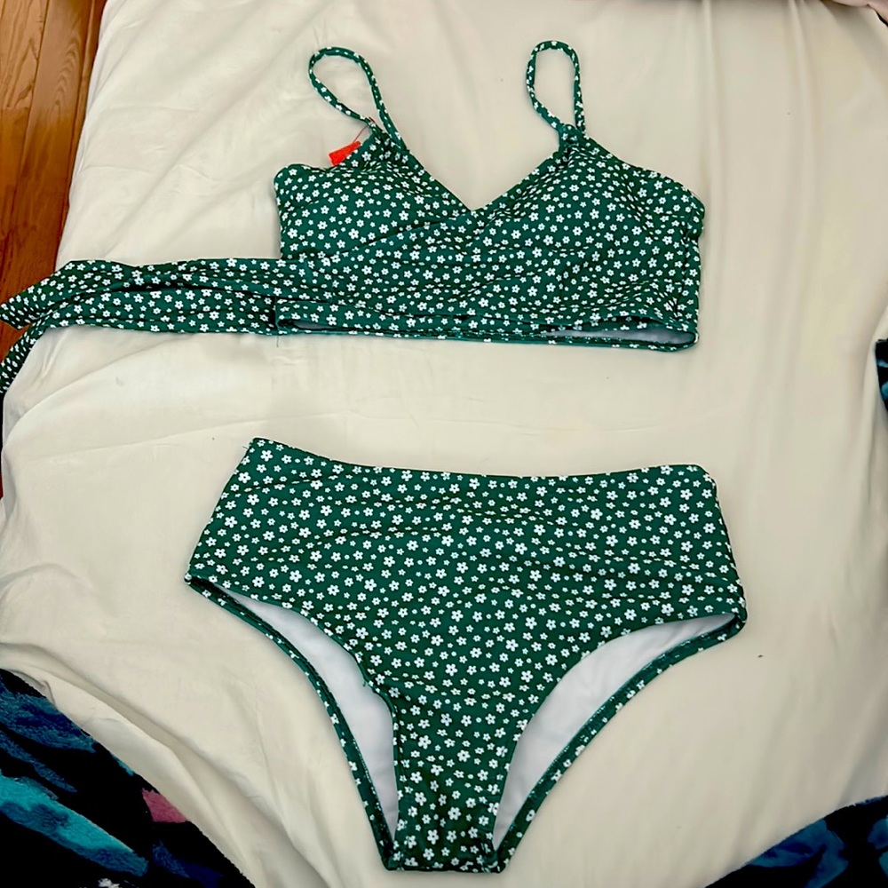 Women's 2 Piece Swimsuit Bandeau Bandage Bikini Set